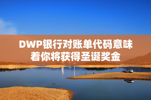 DWP银行对账单代码意味着你将获得圣诞奖金